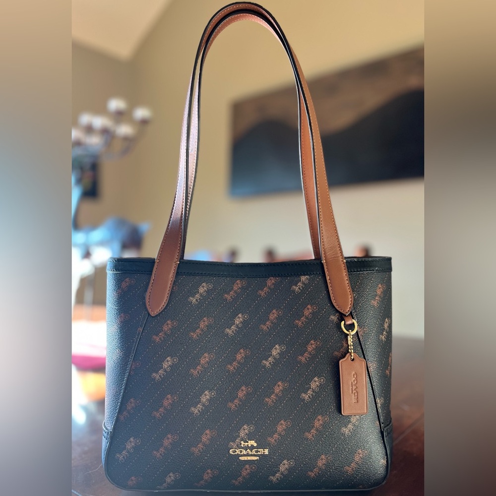Coach Horse and Carriage Tote 27